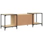 vidaXL Mueble de TV madera de ingeniería roble Sonoma 153x37x50 cm