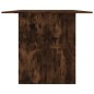 vidaXL Mesa de comedor madera de ingeniería roble ahumado 180x90x76 cm vidaXL Mesa de comedor madera de ingeniería roble ahumado 180x90x76 cm