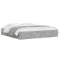vidaXL Cama con cajones madera ingeniería gris hormigón 180x200 cm vidaXL Cama con cajones madera ingeniería gris hormigón 180x200 cm