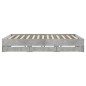 vidaXL Cama con cajones madera ingeniería gris hormigón 180x200 cm vidaXL Cama con cajones madera ingeniería gris hormigón 180x200 cm