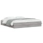 vidaXL Cama con cajones madera ingeniería gris Sonoma 180x200 cm vidaXL Cama con cajones madera ingeniería gris Sonoma 180x200 cm