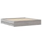 vidaXL Cama con cajones madera ingeniería gris Sonoma 180x200 cm vidaXL Cama con cajones madera ingeniería gris Sonoma 180x200 cm