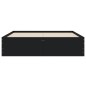 vidaXL Cama con cajones madera de ingeniería negro 120x200 cm vidaXL Cama con cajones madera de ingeniería negro 120x200 cm
