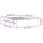 vidaXL Cama con cajones madera de ingeniería negro 120x200 cm vidaXL Cama con cajones madera de ingeniería negro 120x200 cm