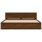 vidaXL Estructura de cama con cabecero marrón roble 180x200 cm vidaXL Estructura de cama con cabecero marrón roble 180x200 cm