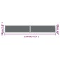 vidaXL Toldo lateral retráctil antracita 180x1200 cm vidaXL Toldo lateral retráctil antracita 180x1200 cm