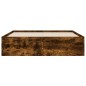 vidaXL Cama con cajones madera de ingeniería roble ahumado 120x190 cm vidaXL Cama con cajones madera de ingeniería roble ahumado 120x190 cm