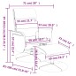 vidaXL Sillón de masaje reclinable con reposapiés cuero sintético gris vidaXL Sillón de masaje reclinable con reposapiés cuero sintético gris