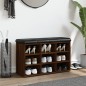 vidaXL Banco zapatero madera de ingeniería marrón roble 82x32x50 cm vidaXL Banco zapatero madera de ingeniería marrón roble 82x32x50 cm