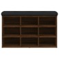 vidaXL Banco zapatero madera de ingeniería marrón roble 82x32x50 cm vidaXL Banco zapatero madera de ingeniería marrón roble 82x32x50 cm