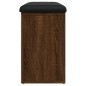 vidaXL Banco zapatero madera de ingeniería marrón roble 82x32x50 cm vidaXL Banco zapatero madera de ingeniería marrón roble 82x32x50 cm