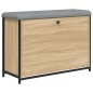 vidaXL Banco zapatero con cajón abatible roble Sonoma 82x32x56 cm vidaXL Banco zapatero con cajón abatible roble Sonoma 82x32x56 cm