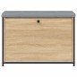 vidaXL Banco zapatero con cajón abatible roble Sonoma 82x32x56 cm vidaXL Banco zapatero con cajón abatible roble Sonoma 82x32x56 cm