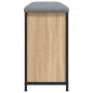 vidaXL Banco zapatero con cajón abatible roble Sonoma 82x32x56 cm vidaXL Banco zapatero con cajón abatible roble Sonoma 82x32x56 cm
