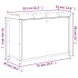 vidaXL Banco zapatero con cajón abatible roble Sonoma 82x32x56 cm vidaXL Banco zapatero con cajón abatible roble Sonoma 82x32x56 cm