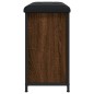 vidaXL Banco zapatero con cajón abatible roble marrón 62x32x56 cm vidaXL Banco zapatero con cajón abatible roble marrón 62x32x56 cm
