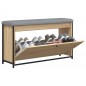 vidaXL Banco zapatero con cajón abatible roble Sonoma 102x32x56 cm vidaXL Banco zapatero con cajón abatible roble Sonoma 102x32x56 cm
