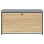 vidaXL Banco zapatero con cajón abatible roble Sonoma 102x32x56 cm vidaXL Banco zapatero con cajón abatible roble Sonoma 102x32x56 cm