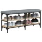vidaXL Banco zapatero madera de ingeniería roble Sonoma 102x32x47 cm vidaXL Banco zapatero madera de ingeniería roble Sonoma 102x32x47 cm