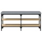 vidaXL Banco zapatero madera de ingeniería roble Sonoma 102x32x47 cm vidaXL Banco zapatero madera de ingeniería roble Sonoma 102x32x47 cm