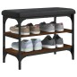 vidaXL Banco zapatero madera de ingeniería marrón roble 62x32x47 cm vidaXL Banco zapatero madera de ingeniería marrón roble 62x32x47 cm