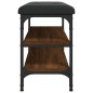 vidaXL Banco zapatero madera de ingeniería marrón roble 62x32x47 cm vidaXL Banco zapatero madera de ingeniería marrón roble 62x32x47 cm
