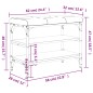 vidaXL Banco zapatero madera de ingeniería marrón roble 62x32x47 cm vidaXL Banco zapatero madera de ingeniería marrón roble 62x32x47 cm