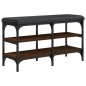 vidaXL Banco zapatero madera de ingeniería marrón roble 82x32x47 cm vidaXL Banco zapatero madera de ingeniería marrón roble 82x32x47 cm