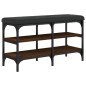 vidaXL Banco zapatero madera de ingeniería marrón roble 82x32x47 cm vidaXL Banco zapatero madera de ingeniería marrón roble 82x32x47 cm