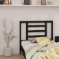 vidaXL Cabecero de cama madera maciza de pino negro 96x4x100 cm vidaXL Cabecero de cama madera maciza de pino negro 96x4x100 cm