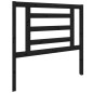 vidaXL Cabecero de cama madera maciza de pino negro 96x4x100 cm vidaXL Cabecero de cama madera maciza de pino negro 96x4x100 cm