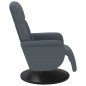 vidaXL Sillón reclinable masaje con reposapiés terciopelo gris oscuro vidaXL Sillón reclinable masaje con reposapiés terciopelo gris oscuro