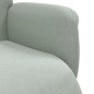 vidaXL Sillón reclinable con reposapiés terciopelo gris claro vidaXL Sillón reclinable con reposapiés terciopelo gris claro