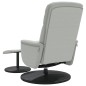 vidaXL Sillón reclinable con reposapiés terciopelo gris claro vidaXL Sillón reclinable con reposapiés terciopelo gris claro