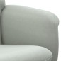 vidaXL Sillón reclinable con reposapiés terciopelo gris claro vidaXL Sillón reclinable con reposapiés terciopelo gris claro
