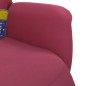 vidaXL Sillón reclinable masaje con reposapiés terciopelo rojo tinto vidaXL Sillón reclinable masaje con reposapiés terciopelo rojo tinto