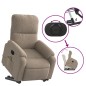 vidaXL Sillón masaje eléctrico reclinable elevable tela gris taupe vidaXL Sillón masaje eléctrico reclinable elevable tela gris taupe