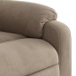vidaXL Sillón masaje eléctrico reclinable elevable tela gris taupe vidaXL Sillón masaje eléctrico reclinable elevable tela gris taupe