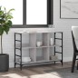vidaXL Aparador de madera de ingeniería gris Sonoma 102x32x73,5 cm