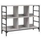 vidaXL Aparador de madera de ingeniería gris Sonoma 102x32x73,5 cm