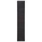 vidaXL Alfombra de sisal natural negro 66x350 cm vidaXL Alfombra de sisal natural negro 66x350 cm