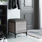 vidaXL Banco con almacenaje madera ingeniería gris Sonoma 42x42x45 cm vidaXL Banco con almacenaje madera ingeniería gris Sonoma 42x42x45 cm