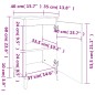 vidaXL Mesita de noche madera contrachapada blanco brillo 40x35x70 cm vidaXL Mesita de noche madera contrachapada blanco brillo 40x35x70 cm