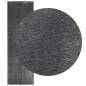 vidaXL Alfombra de pelo corto suave lavable HUARTE antracita 80x250 cm