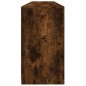 vidaXL Aparador con luces LED roble ahumado 162x37x67 cm vidaXL Aparador con luces LED roble ahumado 162x37x67 cm