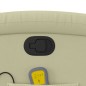 vidaXL Sillón reclinable de masaje elevable cuero auténtico crema vidaXL Sillón reclinable de masaje elevable cuero auténtico crema