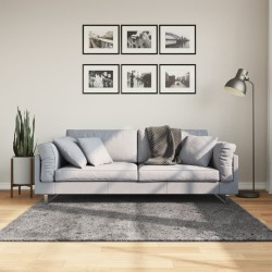 vidaXL Alfombra de pelo corto suave lavable HUARTE antracita 160x160cm