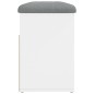 vidaXL Banco zapatero madera de ingeniería blanco 82x32x45,5 cm vidaXL Banco zapatero madera de ingeniería blanco 82x32x45,5 cm