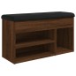 vidaXL Banco zapatero madera de ingeniería marrón roble 82x32x45,5 cm vidaXL Banco zapatero madera de ingeniería marrón roble 82x32x45,5 cm