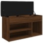 vidaXL Banco zapatero madera de ingeniería marrón roble 82x32x45,5 cm vidaXL Banco zapatero madera de ingeniería marrón roble 82x32x45,5 cm
